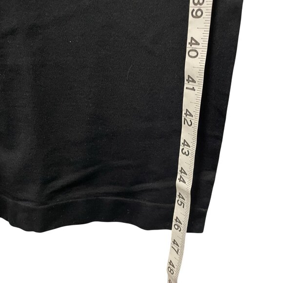 ISABEL MATERNITY DRESS FITTED BLACK STRETCH BACK SLIT LONG SLEEVE SIZE XS NWT - Picture 6 of 6